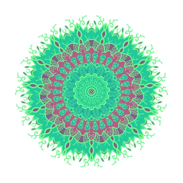 Modello di linea Mandala — Vettoriale Stock