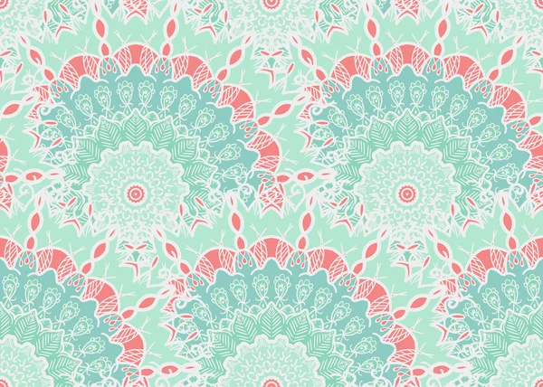 Mandala motif sans couture — Image vectorielle