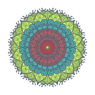 Mandala satırı şablonu 