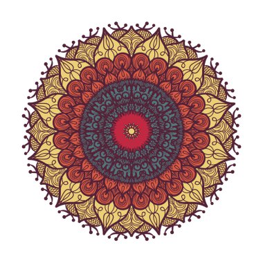 Mandala satırı şablonu 