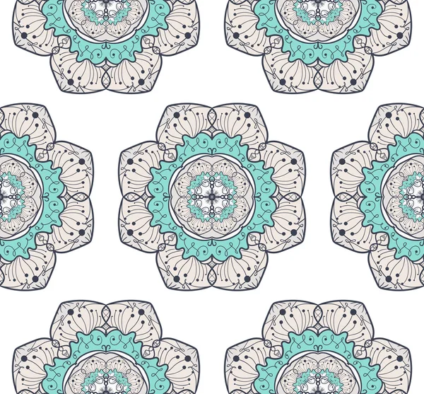 Mandala naadloos patroon — Stockvector