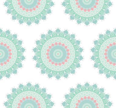 mandala pürüzsüz desen