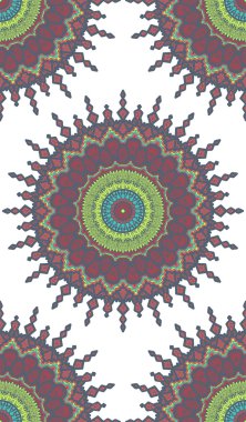 mandala pürüzsüz desen