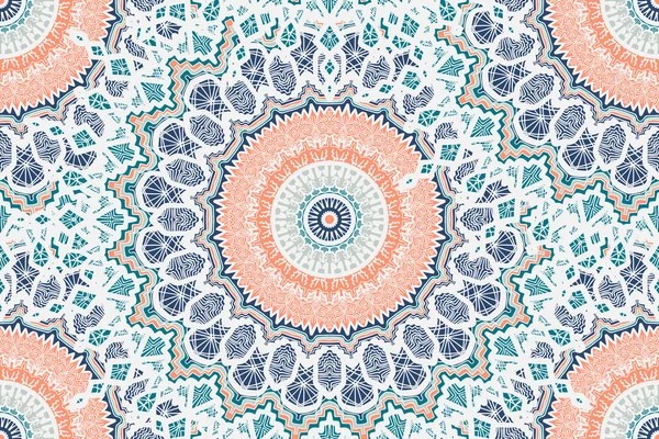 Mandala motif sans couture — Image vectorielle