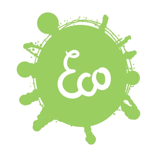 Eco Natural Letting — стоковый вектор