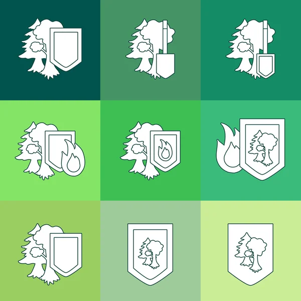 Икона охраны окружающей среды — стоковый вектор