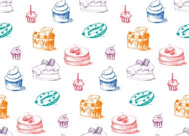 Lezzetli Kek Dikişsiz Desen