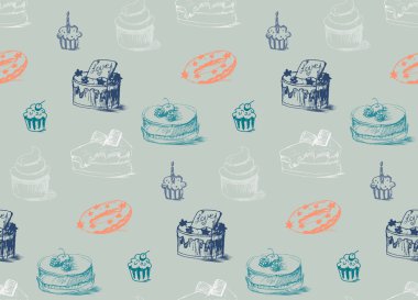 Lezzetli Kek Dikişsiz Desen