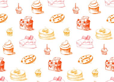 Lezzetli Kek Dikişsiz Desen