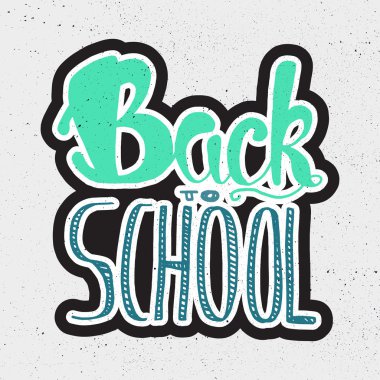 Okul harflerine geri dön.