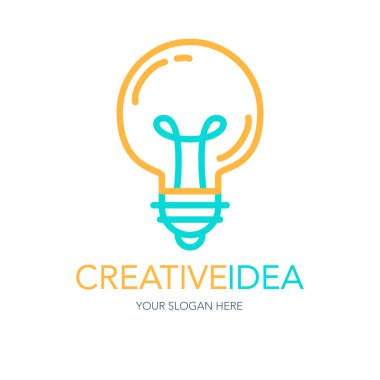 Yaratıcı başarı fikir Logo