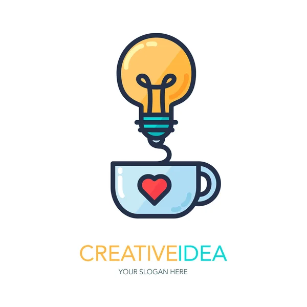 Logo dell'idea creativa di successo — Vettoriale Stock