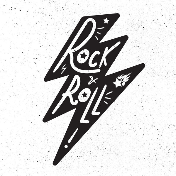 Rock and Roll Lettering