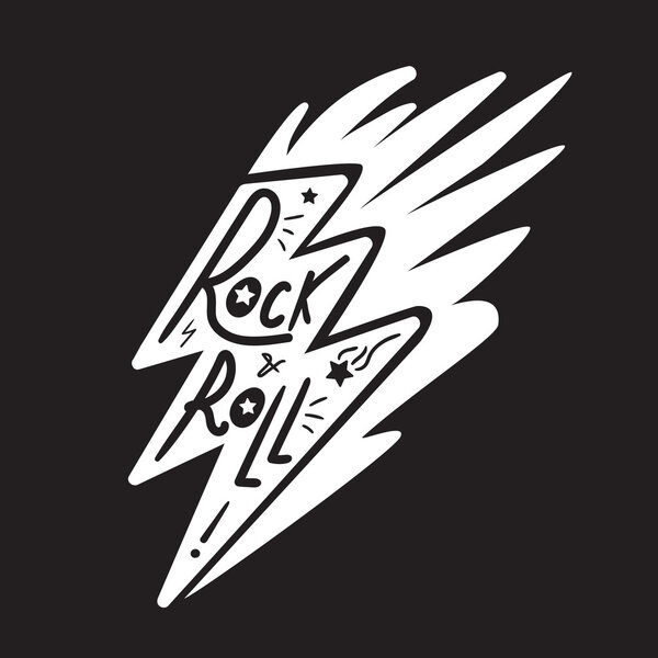 Rock and Roll Lettering