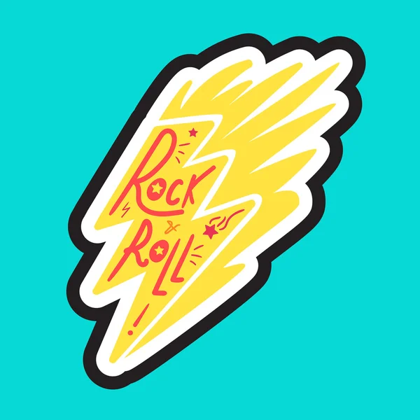 Lettrage Rock and Roll — Image vectorielle