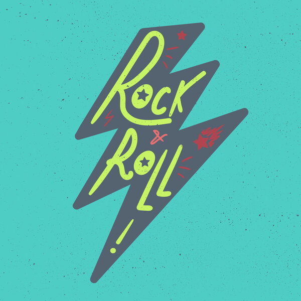 Rock and Roll Lettering