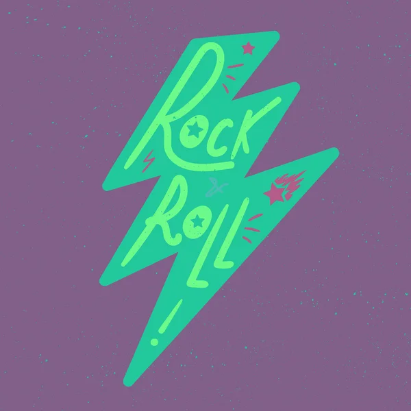 Letras de Rock and Roll — Vector de stock