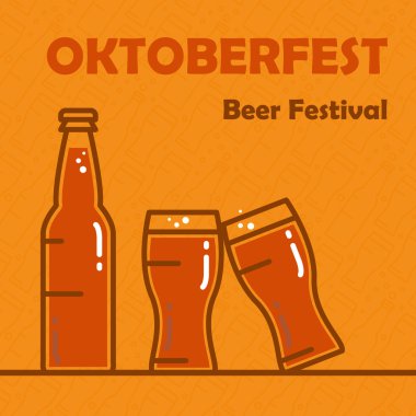 Oktoberfest bira afiş