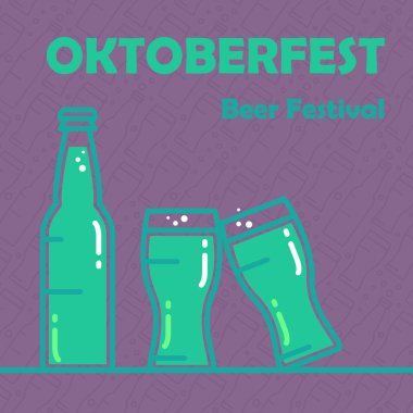 Oktoberfest bira afiş