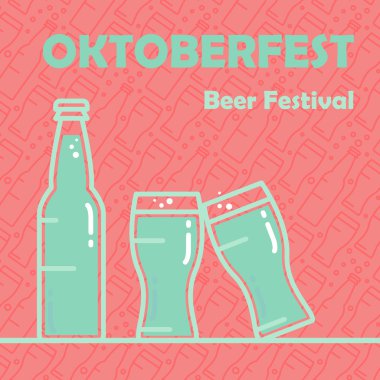 Oktoberfest bira afiş