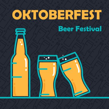 Oktoberfest bira afiş