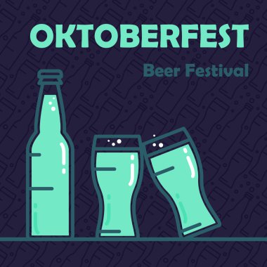 Oktoberfest bira afiş