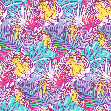 Kaplan ve yeşillik ormanları kusursuz desenli taşıyıcı