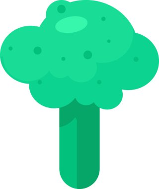 Brokoli organik sağlıklı sebze besin taşıyıcısı. Doğal vitamin besin ya da lezzetli vegan yemek malzemesi, çiğ tarım gıdası. Tarımsal biyoloji çiftliği hasat düz illüstrasyon