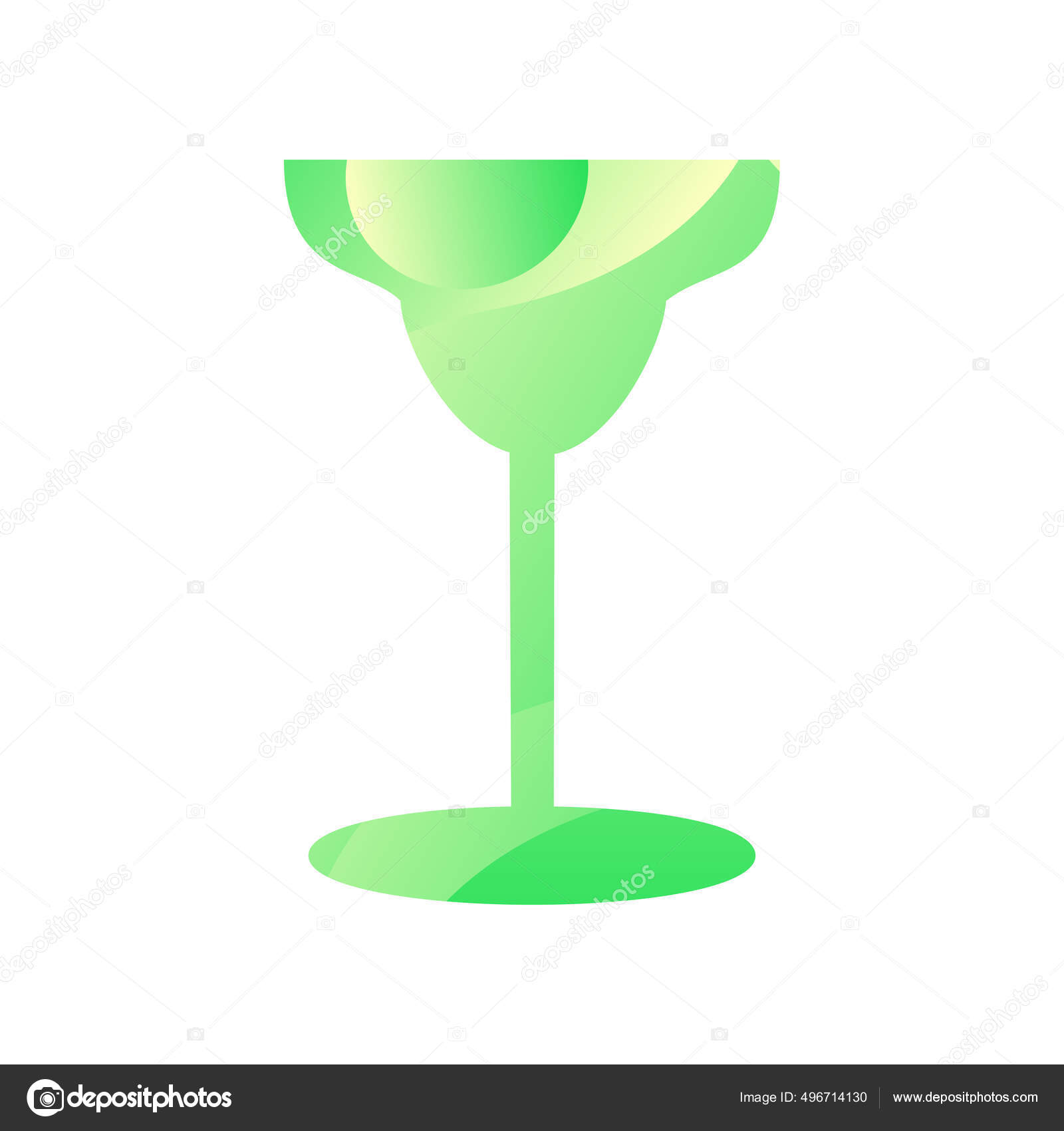 Margarita glass for drinking alcohol icon vector Stock Vector by ©barsrsind  496714130, image size:1600x1700