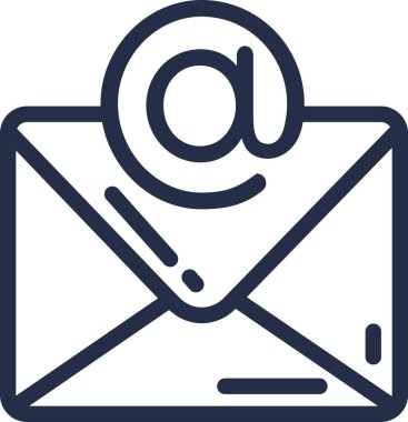 Elektronik posta zarfı mektup vektörü. Dijital e-posta bildirimi bilgilerle gönderilir veya alınır. Haber yazışmaları iletişim teknolojisi düz çizgi film çizimi