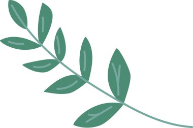 Yeşil yapraklı yeşil yapraklı ağaç eko doğa vektörü. Çiçekli mevsim ormanı ya da parktaki odun yetiştirme dalı parçası, çevre dekorasyonu. Bahar ya da yaz ekolojisi ve botanik bitki örtüsü