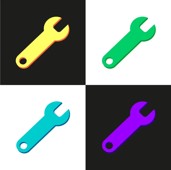 Farbe Flachschlüssel — Stockvektor