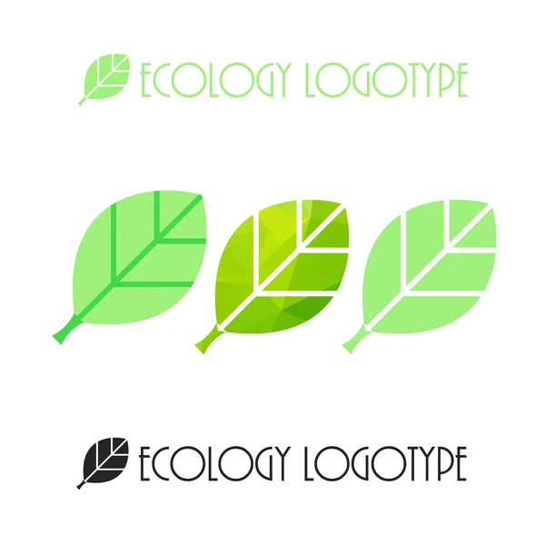 Logotipo ou ícone ecologia — Vetor de Stock