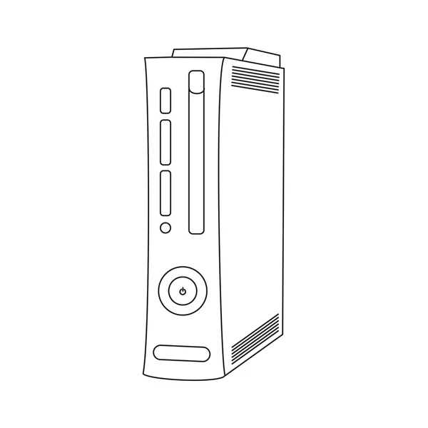 Game console, computer case Stock Vector Image by ©barsrsind 75536897