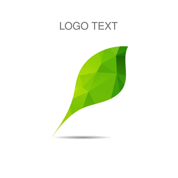 Logo o icona dell'ecologia, logotipo della natura — Vettoriale Stock