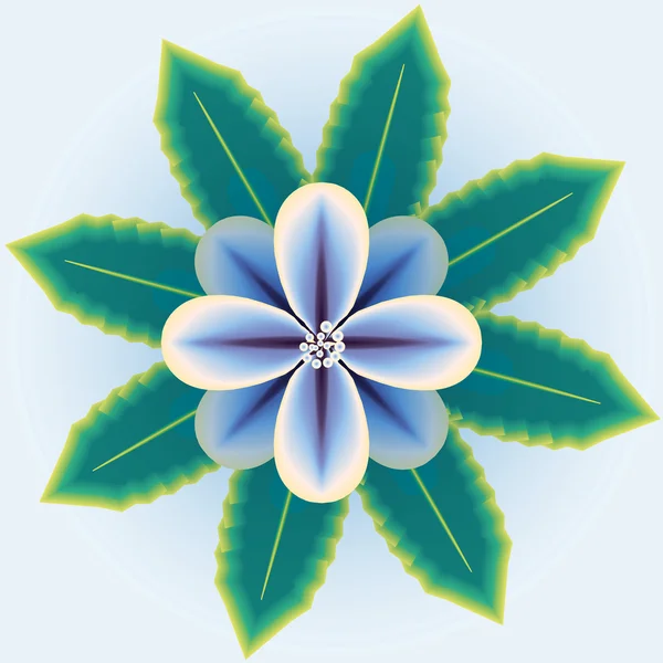 Ilustração flor abstrata — Vetor de Stock