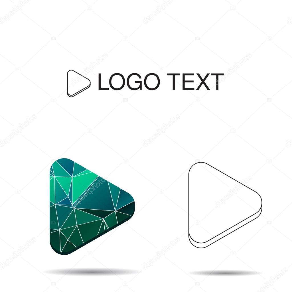 play icon or logo