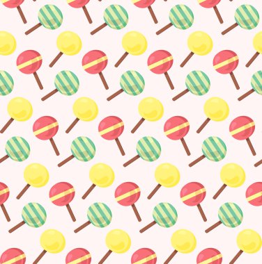 Vektör seamless modeli gelen dondurma