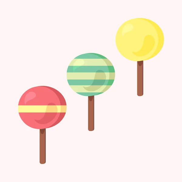 Conjunto vectorial de helados — Vector de stock