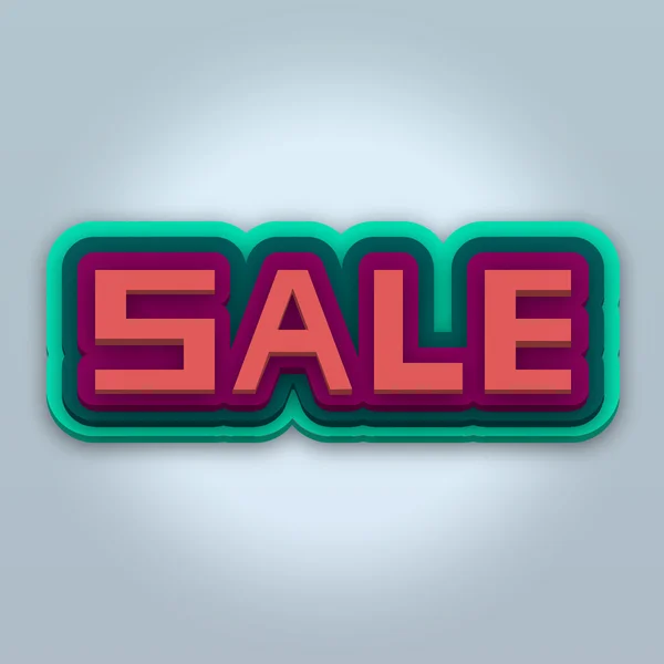 Colorful banner Sale — Stock Photo, Image