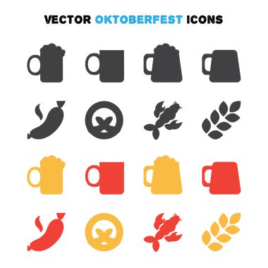 Oktoberfest Icons set