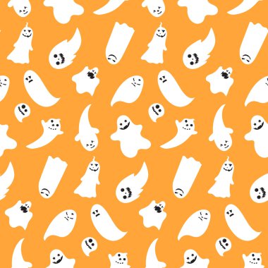 Cadılar Bayramı duygusal hayaletler gelen Dikişsiz desen