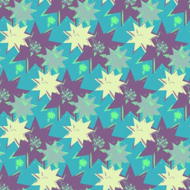 Grunge renkli geometrik seamless modeli