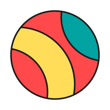 Beden eğitimi dersinde oynamak için spor topu. Basketbol takımının antrenman üyesi için top, spor okulu envanteri. Beyaz arkaplanda izole edilmiş fütüristik gölgeler ve vurgular