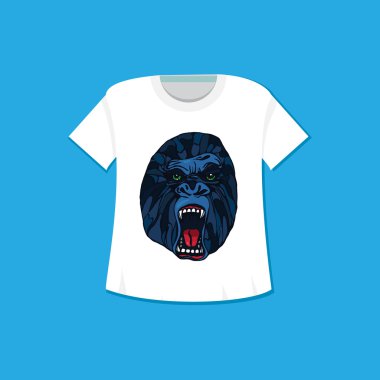 Goril dövme hırlıyor