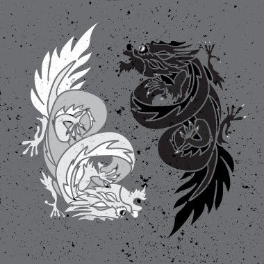 Çince Dragon oryantal Feng Shui
