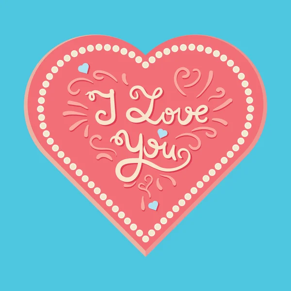 Valentine and wedding love card — Stock Vector