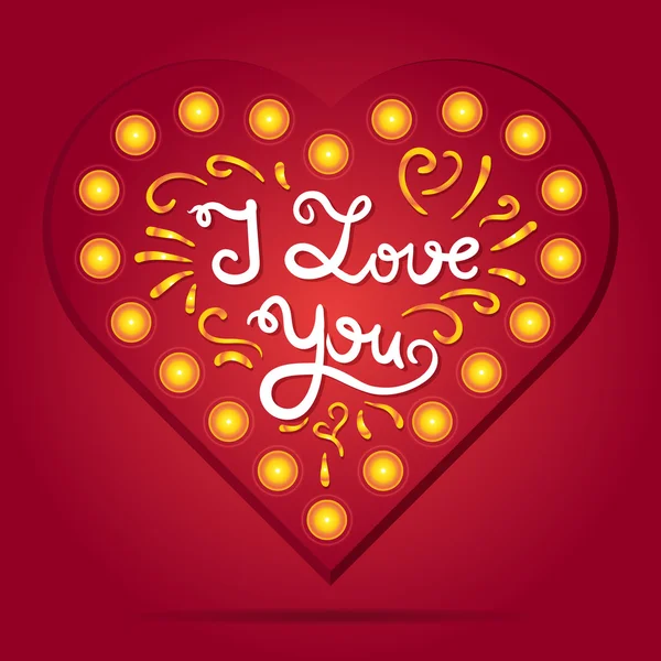 Valentine a svatební přání lásky — Stockový vektor