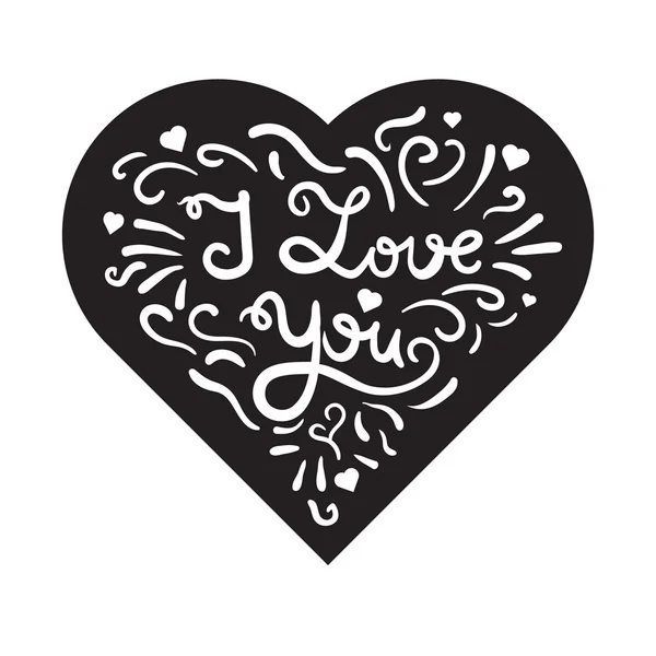 Valentim e casamento cartão de amor —  Vetores de Stock