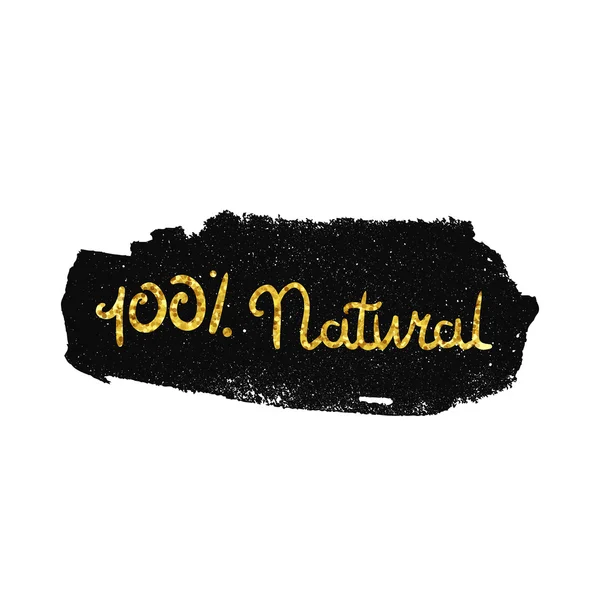 Eco letras naturais — Vetor de Stock